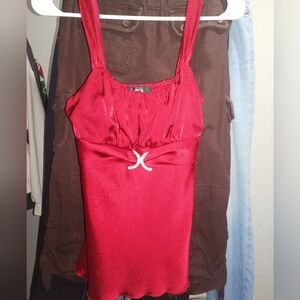 Red BCX dressy tank top